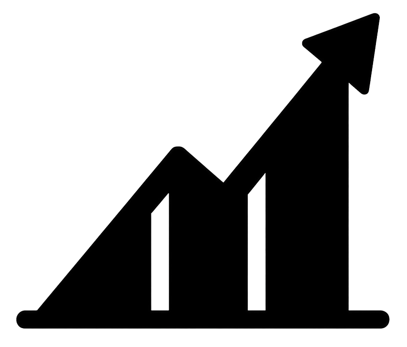 Upward-trending chart